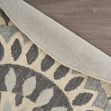 Sevita Modern Floral Bloom Mandala Rug