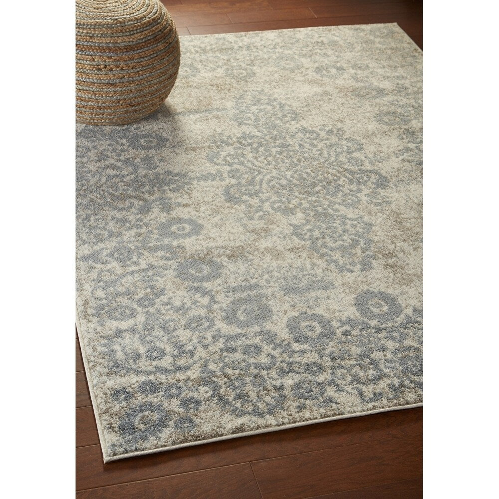 Sevita Gardenia / Blue Area Rug ( 5'2" x 7'2" ) - 5'2" x 7'2"