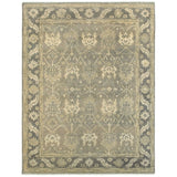 Sevita Hand Knotted Kareena Czarist Charcoal/ Gray Wool Rug - 9' x 12'/Surplus