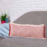 Sevita Two-Tone Cotton Fringe Throw Pillow