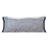 Sevita Two-Tone Cotton Fringe Throw Pillow