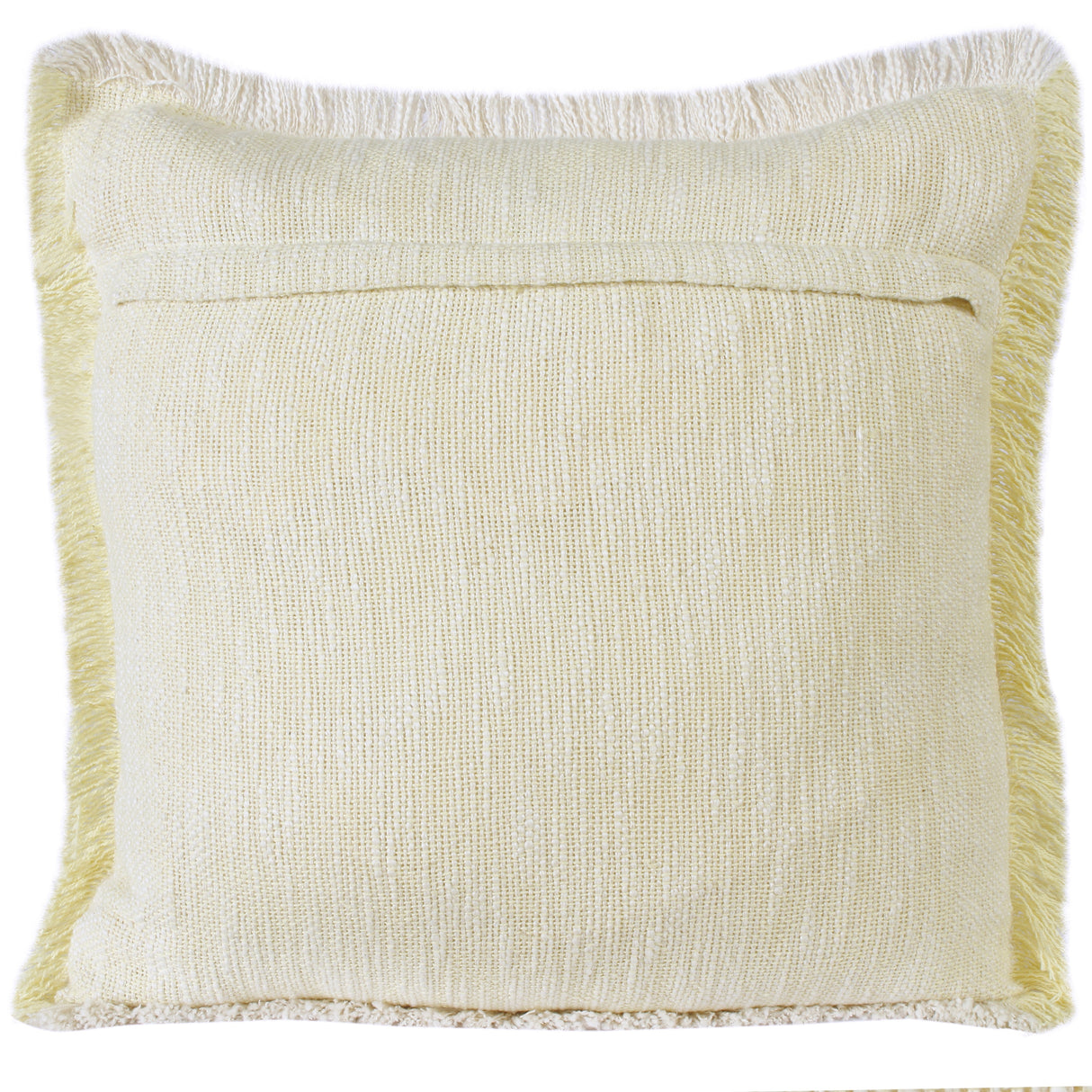 Sevita Two-Tone Cotton Fringe Throw Pillow