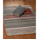 Sevita Geometric Chindi Area Rug