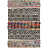Sevita Geometric Chindi Area Rug