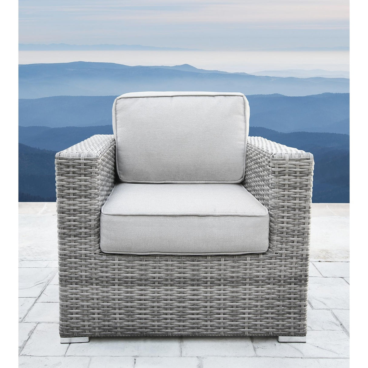 LSI 12 Piece Rattan Sectional Seating Group with Cushions