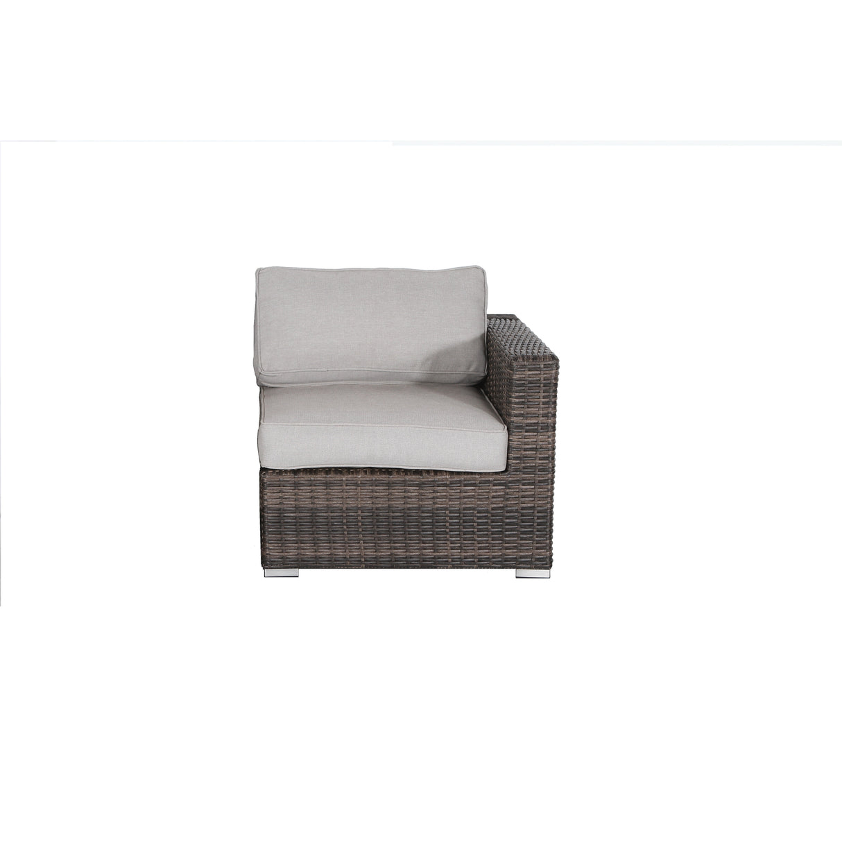 LSI 7 Piece Rattan Sectional Seating Group with Cushions