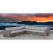 LSI 7 Piece Rattan Sectional Seating Group with Cushions