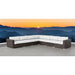 LSI 7 Piece Rattan Sectional Seating Group with Cushions