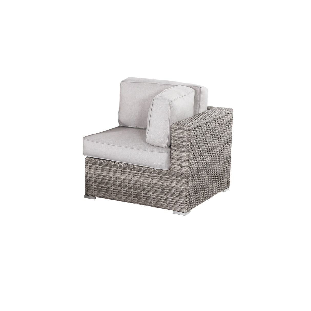 LSI 7 Piece Rattan Sectional Seating Group with Cushions
