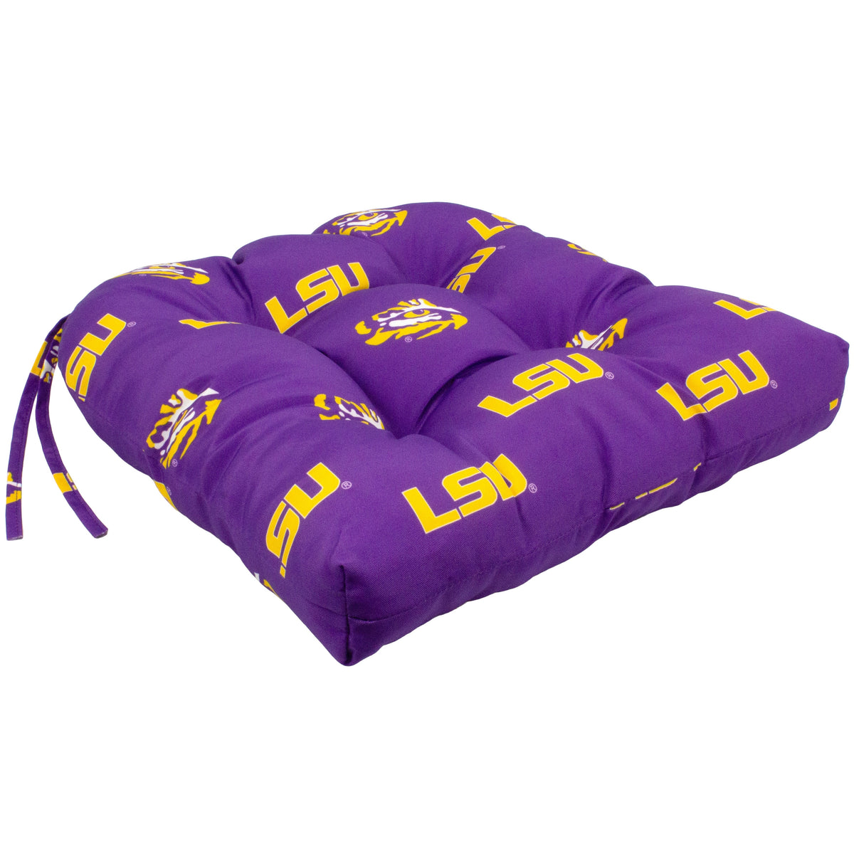 LSU Tigers Indoor / Outdoor Seat Cushion Patio D Cushion 20" x 20", 2