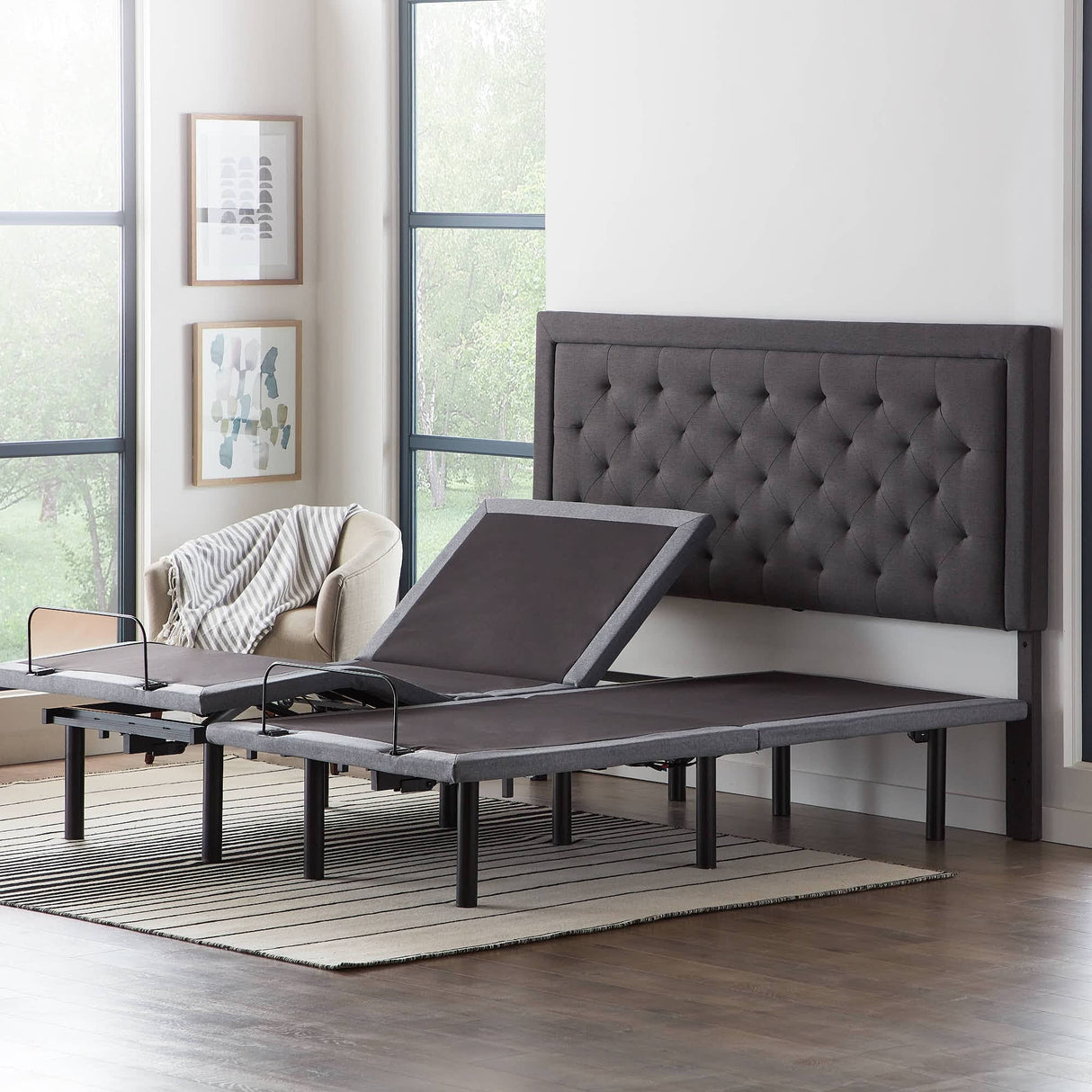 Lucid Deluxe Adjustable Bed Base
