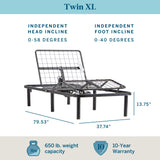 Lucid Standard Adjustable Bed Base