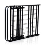 LUCID Foldable Metal Platform Bed Frame and Mattress Foundation Full