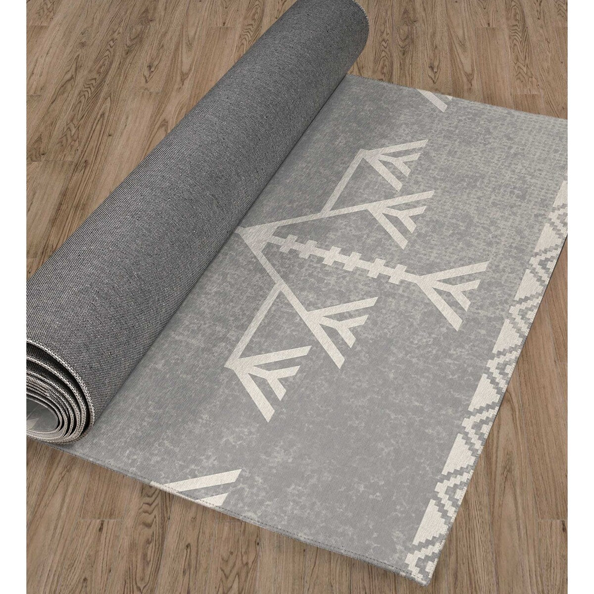 LUCY LIGHT GREY Laundry Mat By Kavka Designs
