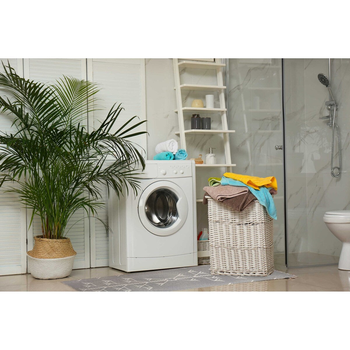 LUCY LIGHT GREY Laundry Mat By Kavka Designs