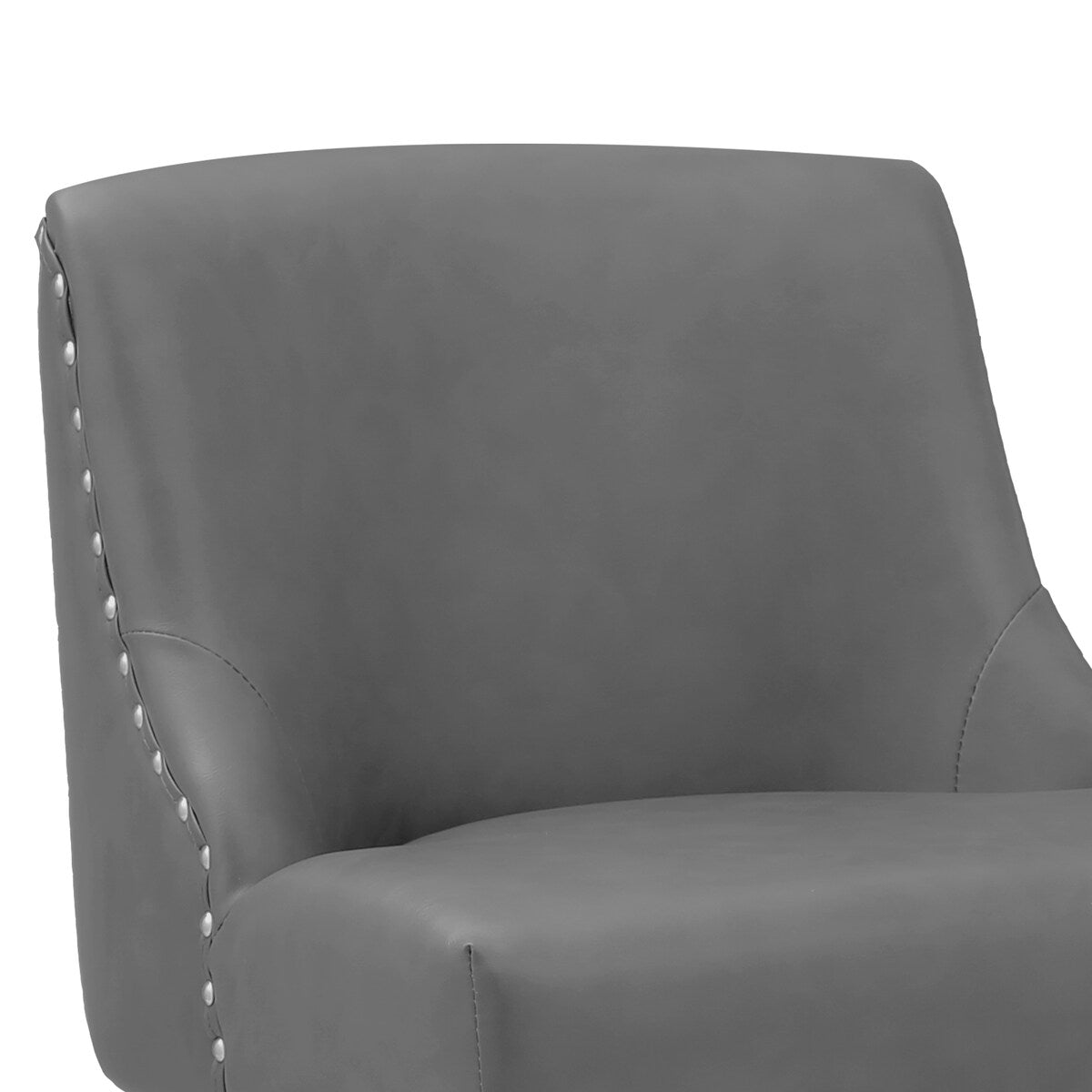 LUE BONA 26 in. Counter Height Upholstered Wood Frame Swivel Bar Stool with Farbic Seat - 19.6"D x 19.6"W x 37"H