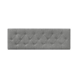 LUE BONA Modern Upholstered Storage Ottoman Button Tufted Storage Bench with Linen Seat End of Bed - 17.5 D X 50.4 W X 20.5 H