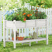LUE BONA Plastic Raised Garden Bed with Legs Elevated Planter Box for Backyard, Patio, or Balcony - 46.5"L x 17.7"W x 28.7"H