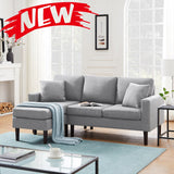 LUXMOD Sectional Sofa Left Hand Facing Fabric