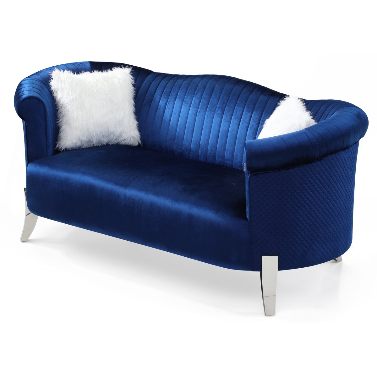 LYKE Home Blue Loveseat