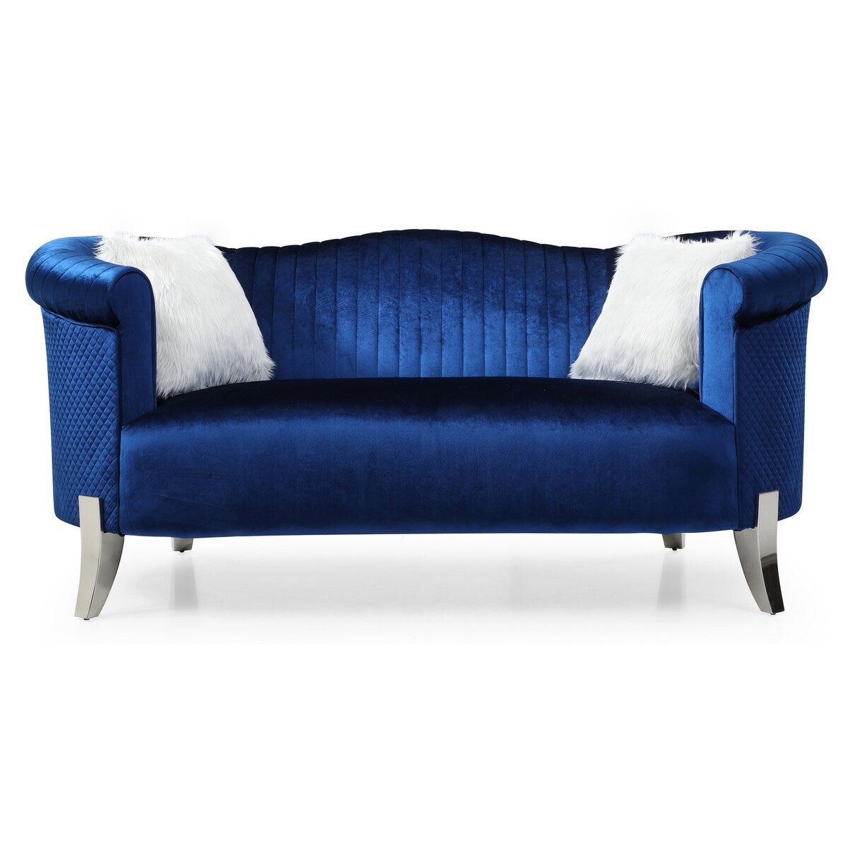 LYKE Home Blue Loveseat