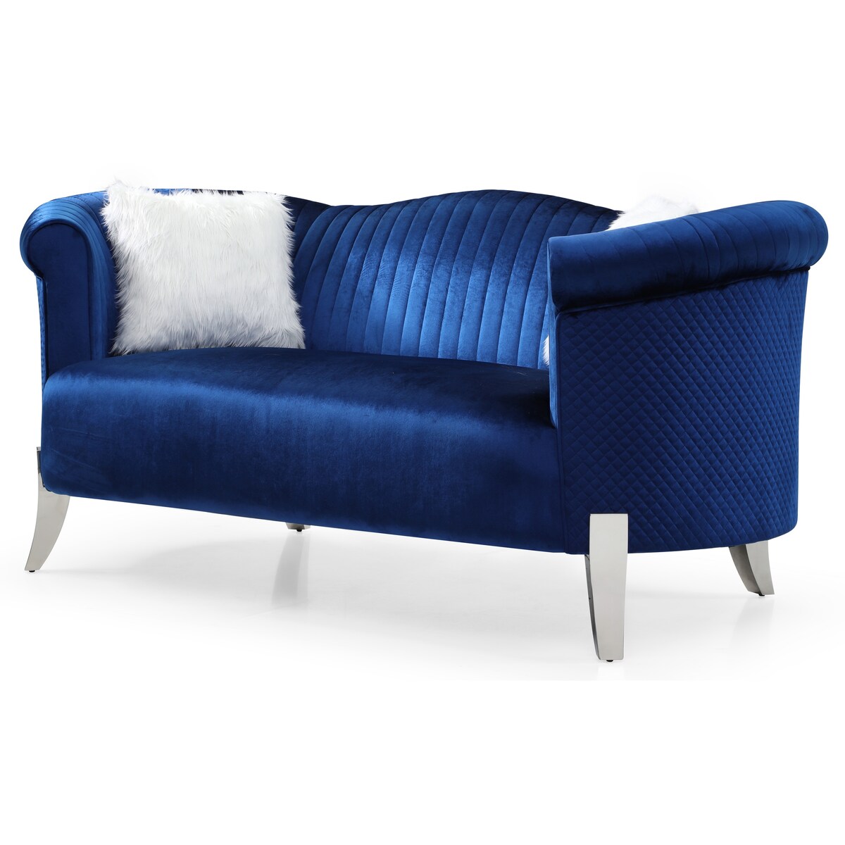 LYKE Home Blue Loveseat