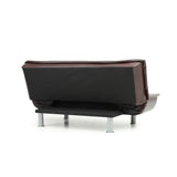 LYKE Home Faux Leather Sofa Bed