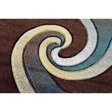 LYKE Home Mocha swirl inspired Rug