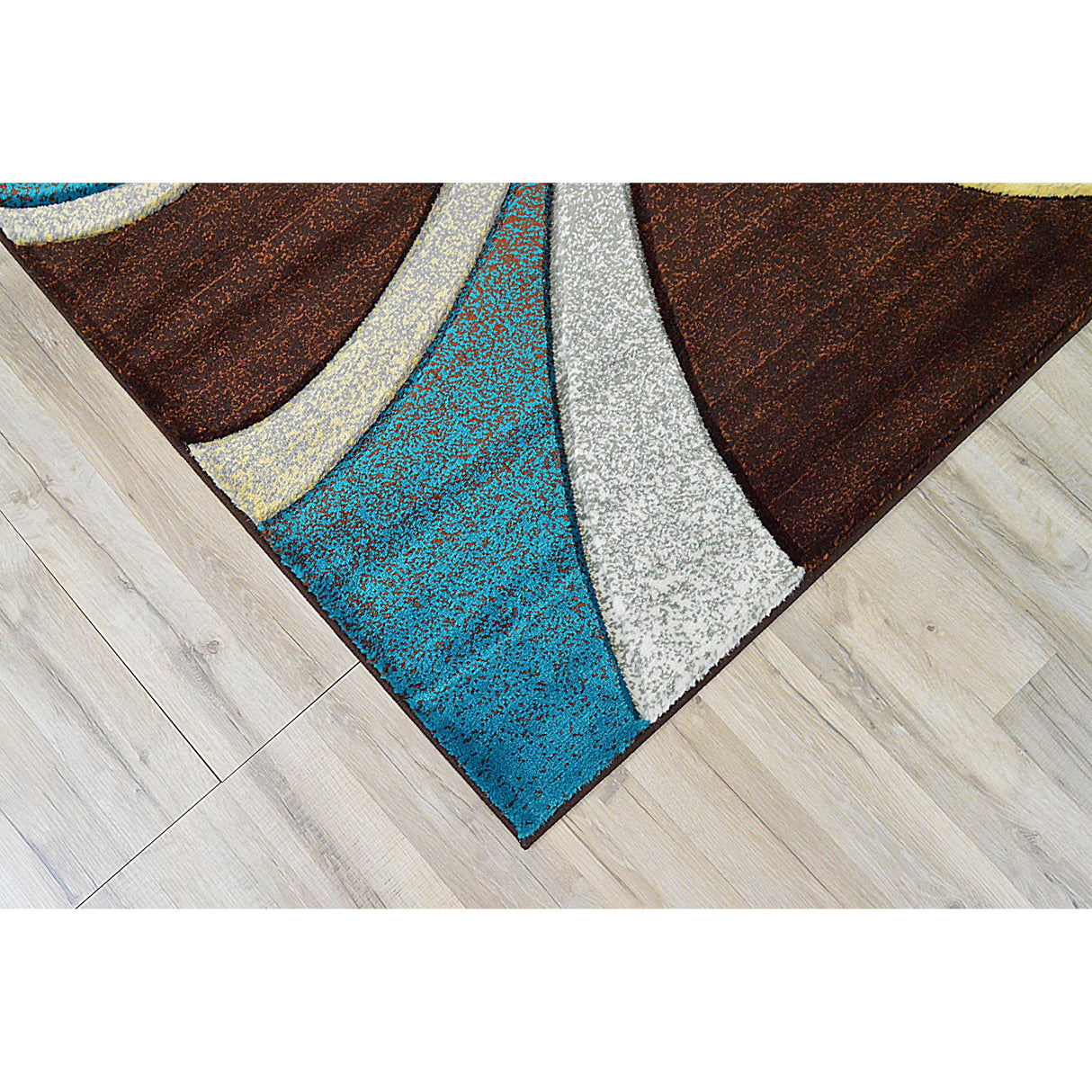 LYKE Home Mocha swirl inspired Rug