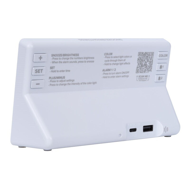 La Crosse Technology 617-149 Digital Alarm with Changing Color Light