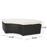 La Mesa Modular Daybed with Ice Bucket by Christopher Knight Home