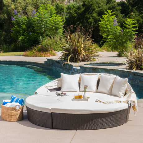 La Mesa Modular Daybed with Ice Bucket by Christopher Knight Home