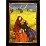 La Pastiche Blind Girl with Opulent Frame, 29" x 33"