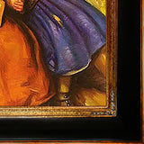 La Pastiche Blind Girl with Opulent Frame, 29" x 33"
