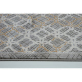 LaDole Rugs Beautiful Super Soft Modern Area Rug in Grey Dark Grey