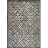 LaDole Rugs Beautiful Super Soft Modern Area Rug in Grey Dark Grey