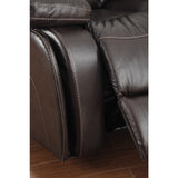 LaGrange Full Top Grain Leather Power Motion Loveseat
