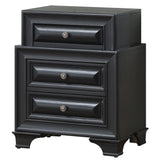 LaVita 3-drawer Wood Nightstand