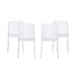 Labaron Outdoor Plastic Chairs (Set of 4) by Christopher Knight Home