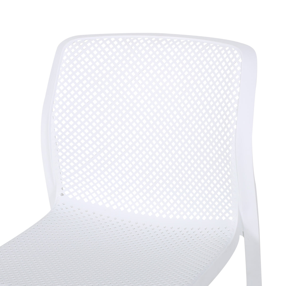 Labaron Outdoor Plastic Chairs (Set of 4) by Christopher Knight Home