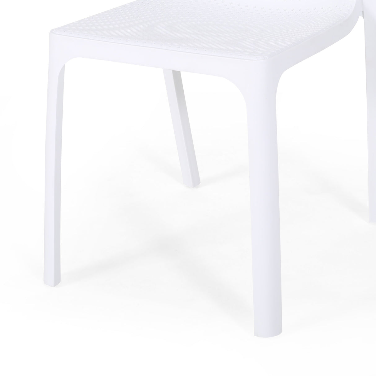 Labaron Outdoor Plastic Chairs (Set of 4) by Christopher Knight Home