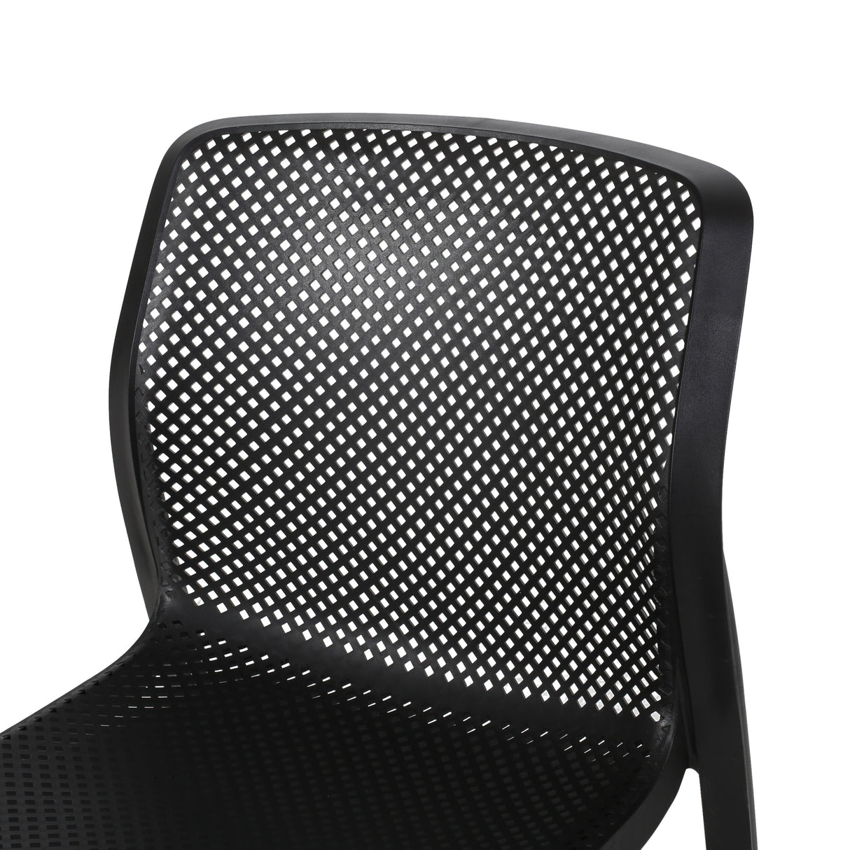 Labaron Outdoor Plastic Chairs (Set of 4) by Christopher Knight Home