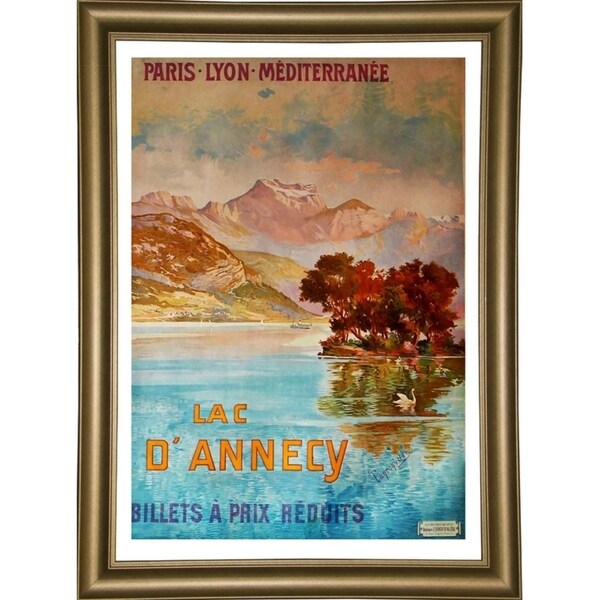 Lac D'Annecy III-VINAPP119674 Print 20"x14" by Vintage Apple Collection