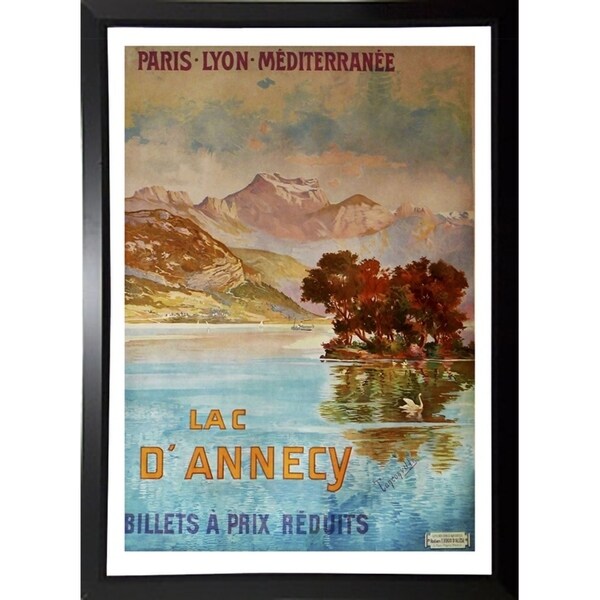 Lac D'Annecy III-VINAPP119674 Print 20"x14" by Vintage Apple Collection
