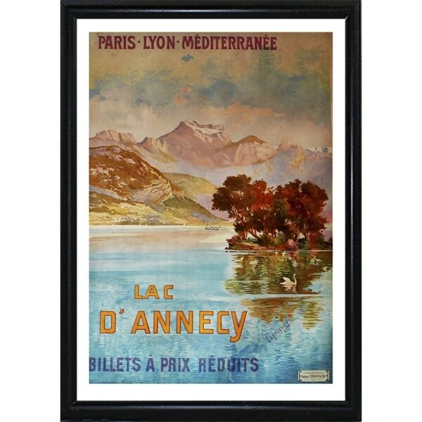 Lac D'Annecy III-VINAPP119674 Print 20"x14" by Vintage Apple Collection