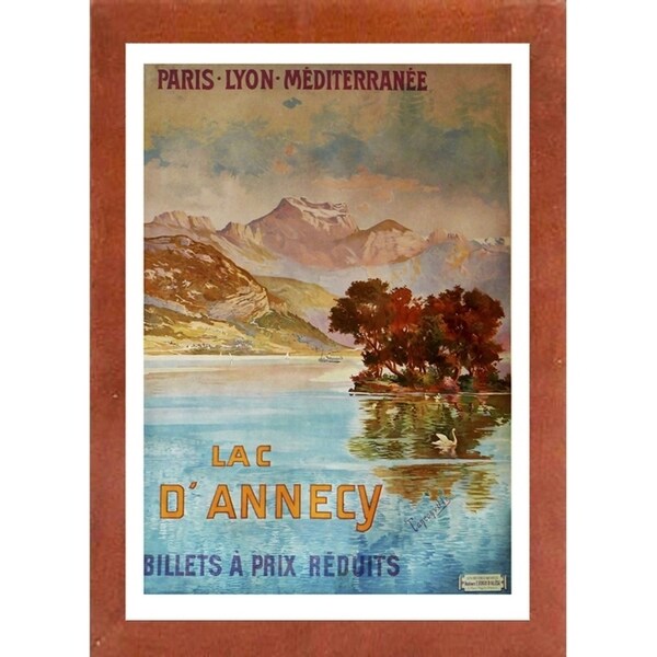 Lac D'Annecy III-VINAPP119674 Print 20"x14" by Vintage Apple Collection
