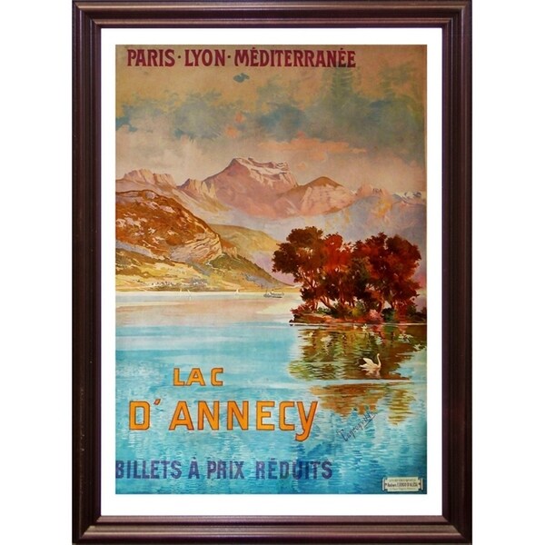 Lac D'Annecy III-VINAPP119674 Print 20"x14" by Vintage Apple Collection