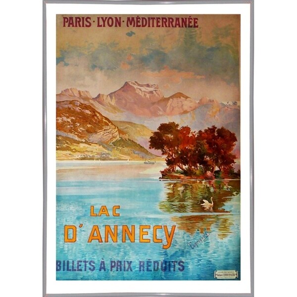 Lac D'Annecy III-VINAPP119674 Print 20"x14" by Vintage Apple Collection