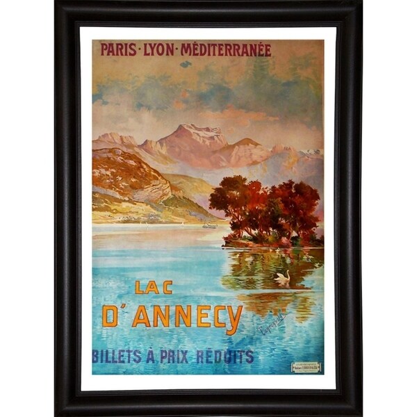 Lac D'Annecy III-VINAPP119674 Print 20"x14" by Vintage Apple Collection