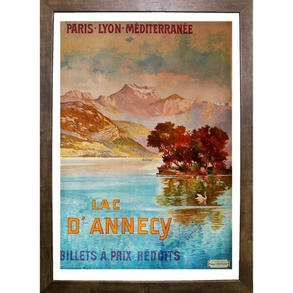 Lac D'Annecy III-VINAPP119674 Print 20"x14" by Vintage Apple Collection